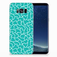 Samsung Galaxy S8 Plus | Hoesje maken | Cracks Blue
