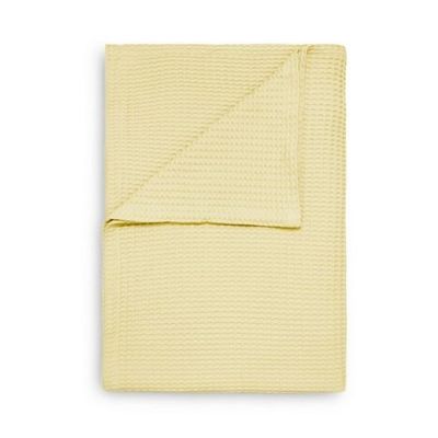 Heckett & Lane Heckett & Lane Wafel Plaid 180x260 Lemon Icing