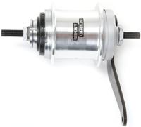 Versnellingsnaaf 3 speed Sturmey Archer AWC terugtraprem - compleet met versteller Versnellingsnaaf 3 speed Sturmey Archer AWC terugtraprem - compleet met versteller
