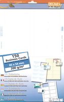 Decadry visitekaarten MicroLine ft 85 x 54 mm, 200 g/m², 150 kaartjes - thumbnail