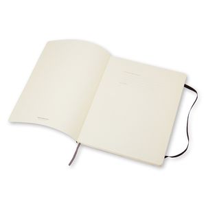 Moleskine notitieboek, ft 19 x 25 cm, gelijnd, soepele cover, 192 blad, zwart