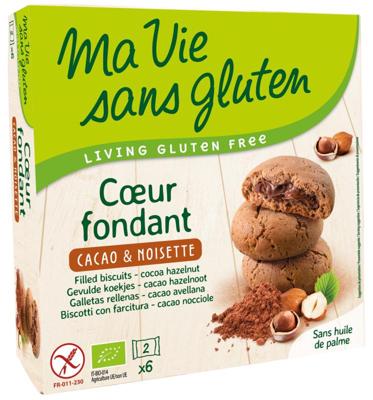 Ma Vie Sans Koekjes met creme choco/hazelnoot glutenvrij bio