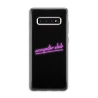 Vice Black: Samsung Galaxy S10 4G Transparant Hoesje