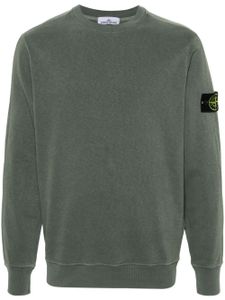 Stone Island sweat en coton à patch Compass - Vert