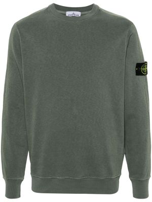 Stone Island sweat en coton à patch Compass - Vert