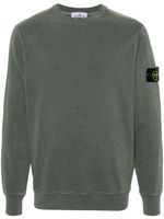 Stone Island sweat en coton à patch Compass - Vert