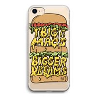 Big Macs Bigger Dreams: iPhone 7 Transparant Hoesje