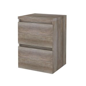 Badmeubelset Aquasplash Salt 50x46 cm Greeploos 2 Lades Met Afdekplaat Scotch Oak Aquasplash