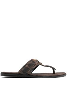 TOM FORD sandales Brighton en daim - Noir