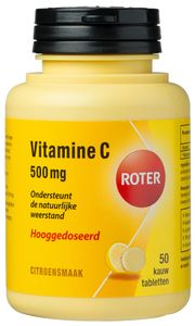 Roter Vitamine C 500mg Tabletten Citroen 50st