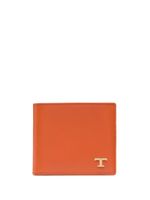 Tod's portefeuille pliant à plaque logo - Orange