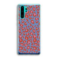 Leopard blue: Huawei P30 Pro Transparant Hoesje