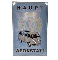 Volkswagen Haupt Werkstatt Emaille Bord - 60 x 40cm - LAATSTE STUKS | 16% korting