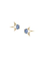 LE STER boucles d'oreilles Whaam en or jaune 18ct ornées de saphir