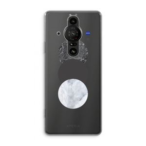 Marmeren cirkels: Sony Xperia Pro-I Transparant Hoesje