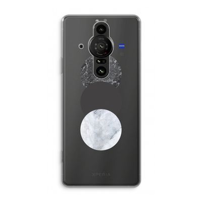 Marmeren cirkels: Sony Xperia Pro-I Transparant Hoesje