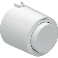 Geberit Type01 bedieningplaat met frontbediening voor toilet 9.5x9.5cm wit 116.046.11.1