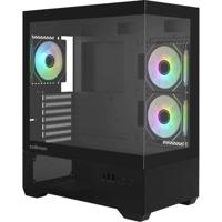 Behuizing zonder voeding - ZALMAN CHRONIX - Mid-tower - ATX-formaat - Zwart