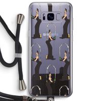 Pop Some Kim: Samsung Galaxy S8 Plus Transparant Hoesje met koord Pop Some Kim: Samsung Galaxy S8 Plus Transparant Hoesje met koord