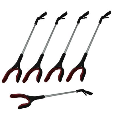 Benson Afvalgrijper - 10x - draaibare kop - 82 cm - kunststof - zwart - grijphulp