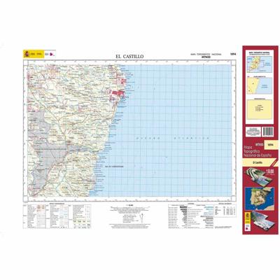 Topografische kaart 1094 MT50 El Castillo (Fuerteventura) | CNIG - Instituto Geográfico Nacional1