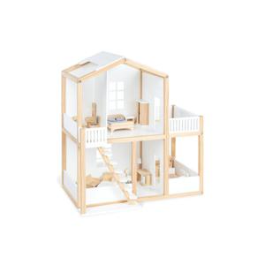 Poppenhuis 'Ida', wit (meubels apart bestellen)