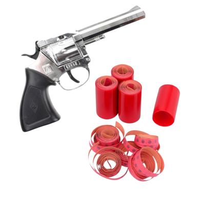 Wicke Cowboy verkleed speelgoed revolver of pistool - metaal - met 2400 plaffertjes