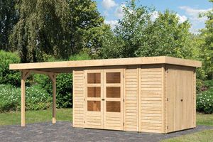 Woodfeeling | Tuinhuis Retola 3 met Overkapping 2,8 en Opslagruimte