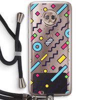 8-bit N°8: Motorola Moto G6 Transparant Hoesje met koord