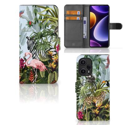 Telefoonhoesje | Met pasjeshouder | voor Xiaomi Poco F5 Jungle
