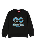 Diesel Kids sweat à imprimé graphique - Noir