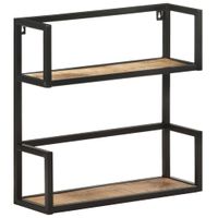 VidaXL Wandrek 60x20x60 cm ruw mangohout - thumbnail