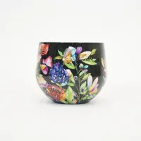 Pot midnight bloom d33h28cm Pot midnight bloom d33h28cm