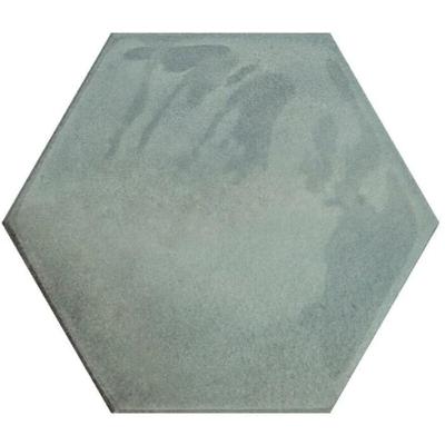 Hexagon Moon Green glans 16x18