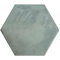 Hexagon Moon Green glans 16x18