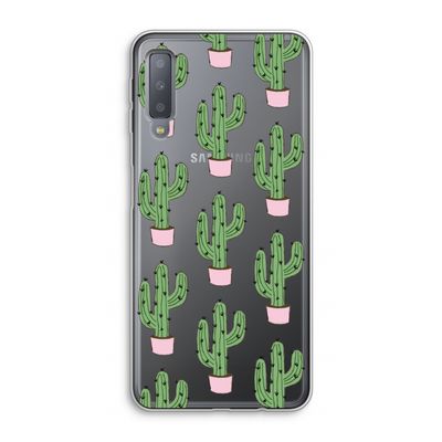 Cactus Lover: Samsung Galaxy A7 (2018) Transparant Hoesje