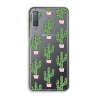 Cactus Lover: Samsung Galaxy A7 (2018) Transparant Hoesje
