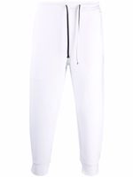 Emporio Armani pantalon de jogging à lien de resserrage - Blanc