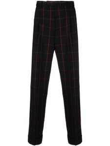 Gucci pantalon imprimé à coupe droite - Noir