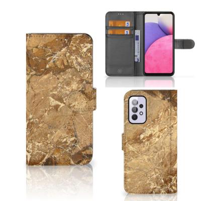 Samsung Galaxy A33 5G | Bookcase | Marmer Creme