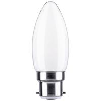 Paulmann 28900 LED-lamp Energielabel F (A - G) B22d Kaars 4.7 W = 40 W Neutraalwit (Ø x h) 35 mm x 91 mm 1 stuk(s) - thumbnail