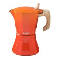 Italiaanse Koffiepot Oroley Petra Oranje Aluminium 6 Kopjes
