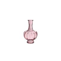 Trevi vaas glas Ø9xH15cm licht roze