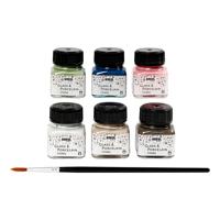 Creativ Company Glas- en porseleinverf kalk kleur, 6st.