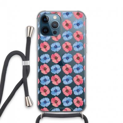 Klaproosjes: iPhone 13 Pro Max Transparant Hoesje met koord