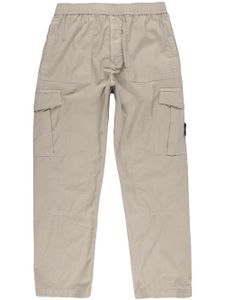 Stone Island pantalon cargo en coton à logo Compass - Tons neutres