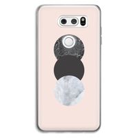 Marmeren cirkels: LG V30 Transparant Hoesje
