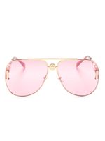 Versace Eyewear lunettes de soleil Medusa Biggie à monture pilote - Rose - thumbnail