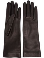 Saint Laurent gants longs en cuir - Noir - thumbnail