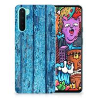 OnePlus Nord | Bumper Hoesje | Wood Blue